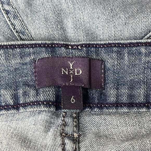 NYDJ Jeans Womens 6 Blue Legging Light Wash Cotton Stretch Blend Mid Rise Denim - Picture 11 of 16